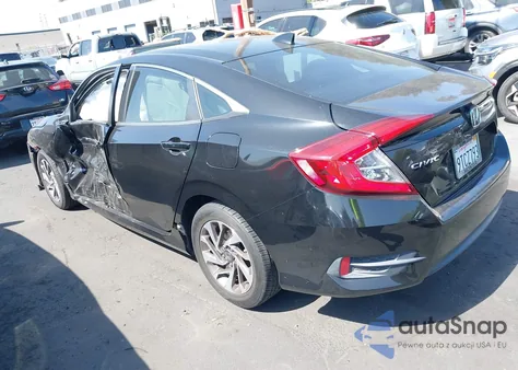 2017 Honda Civic Ex из США, поврежденный, VIN 2HGFC2F76HH573866